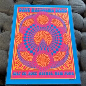 Dave Matthews Band Concert Poster